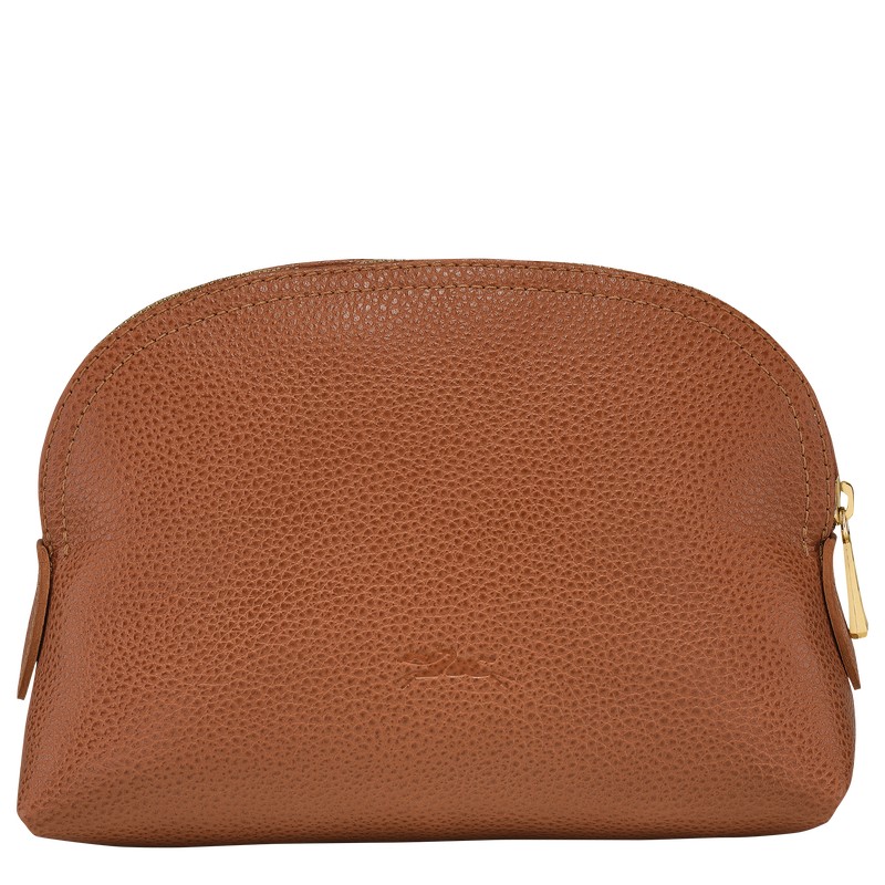 Longchamp Le Foulonné Pouch Caramel | GVDO98471