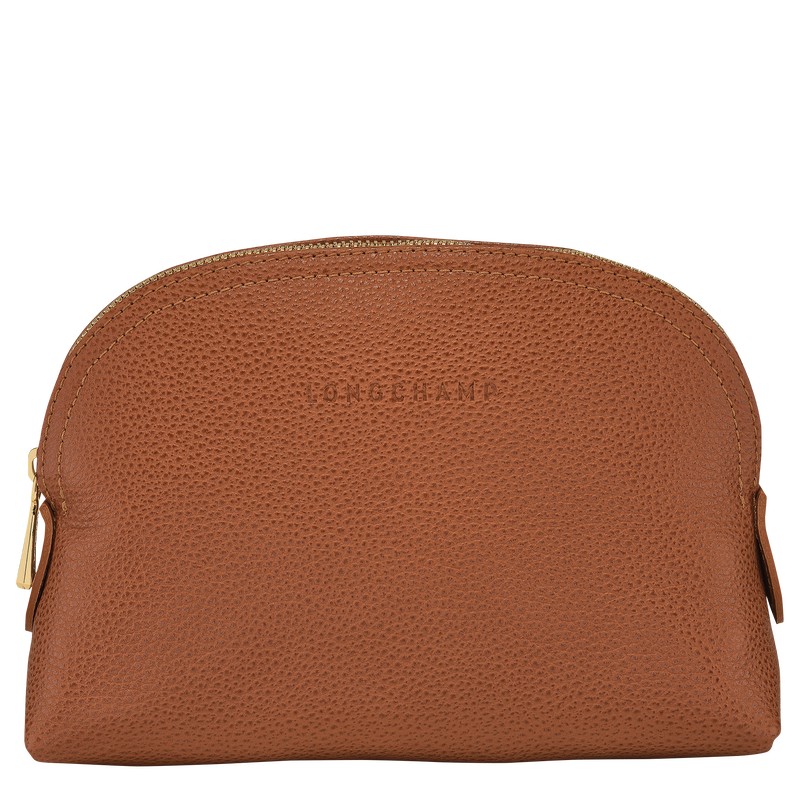 Longchamp Le Foulonné Pouch Caramel | GVDO98471