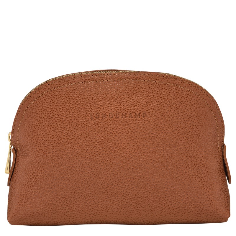 Longchamp Le Foulonné Pouch Caramel | UPVT96708