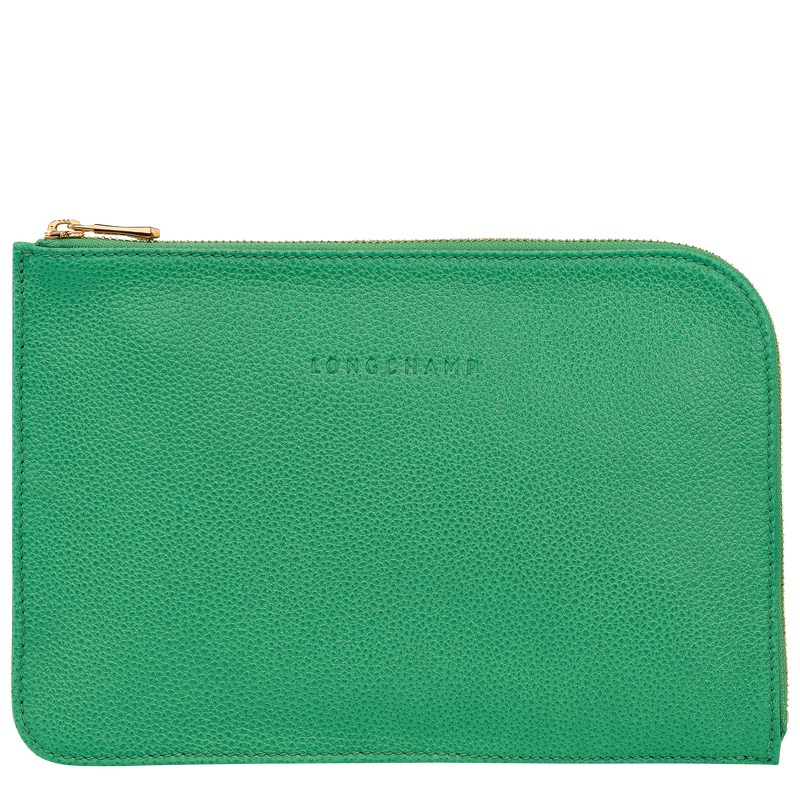 Longchamp Le Foulonné Pouch Groen | BIPE85726