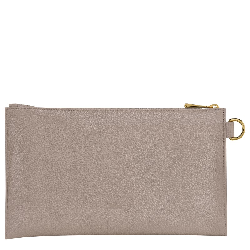 Longchamp Le Foulonné Pouch Turtledove | GZEP53960