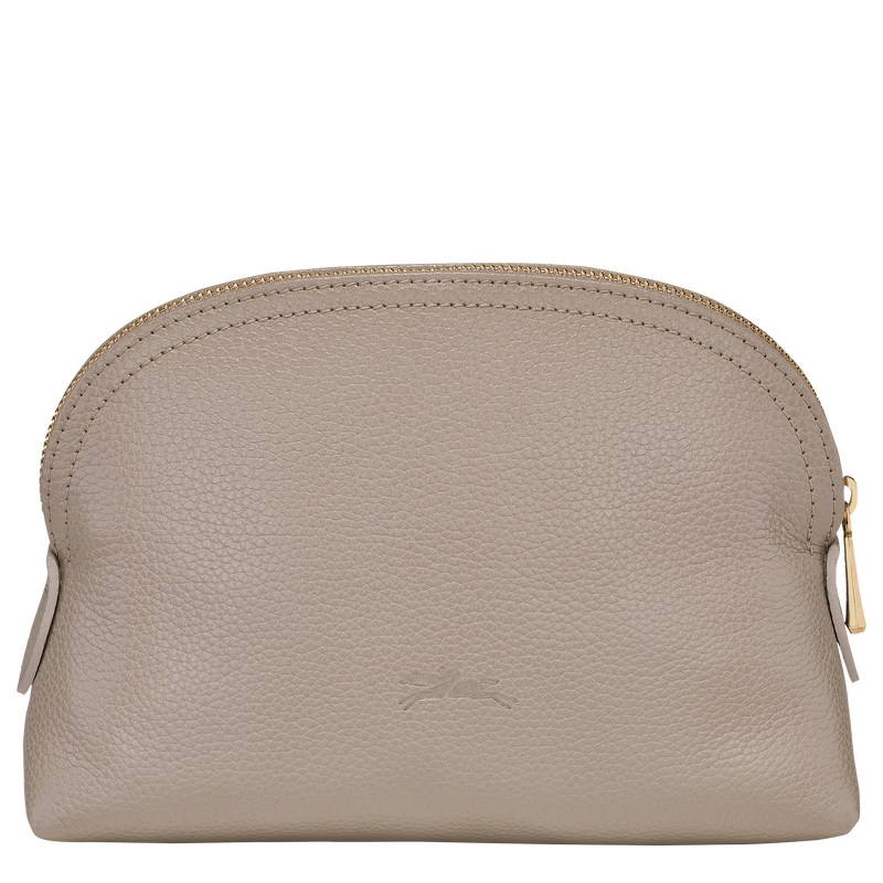 Longchamp Le Foulonné Pouch Turtledove | RYQF96253