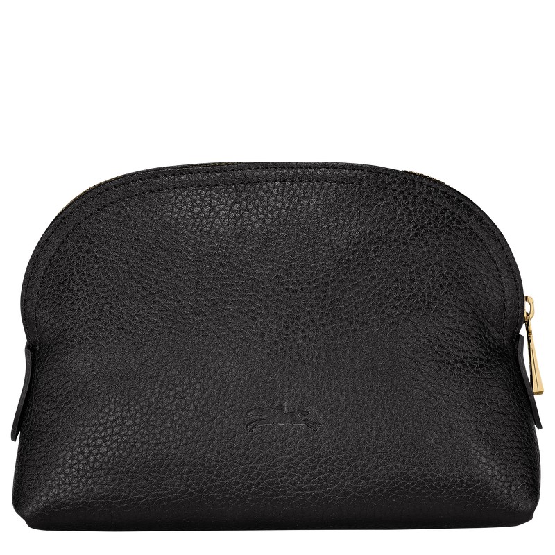 Longchamp Le Foulonné Pouch Zwart | NIZG59134