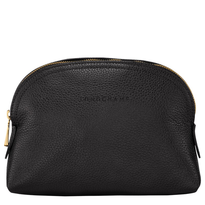 Longchamp Le Foulonné Pouch Zwart | NIZG59134