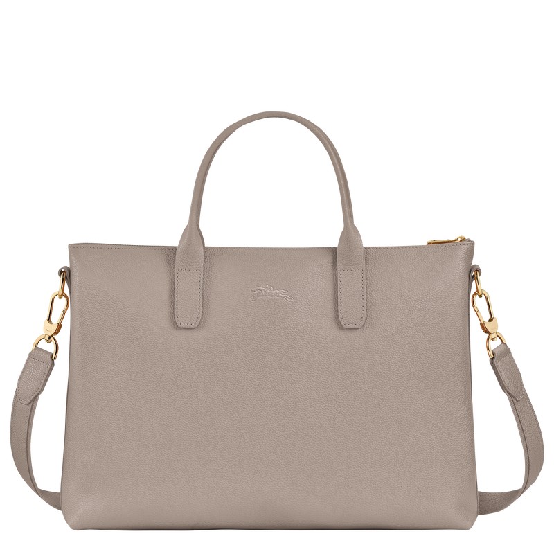 Longchamp Le Foulonné S Briefcase Turtledove | JQCE12943