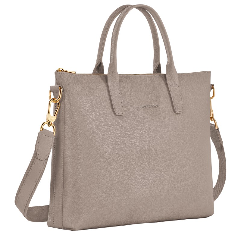 Longchamp Le Foulonné S Briefcase Turtledove | DNRK20689