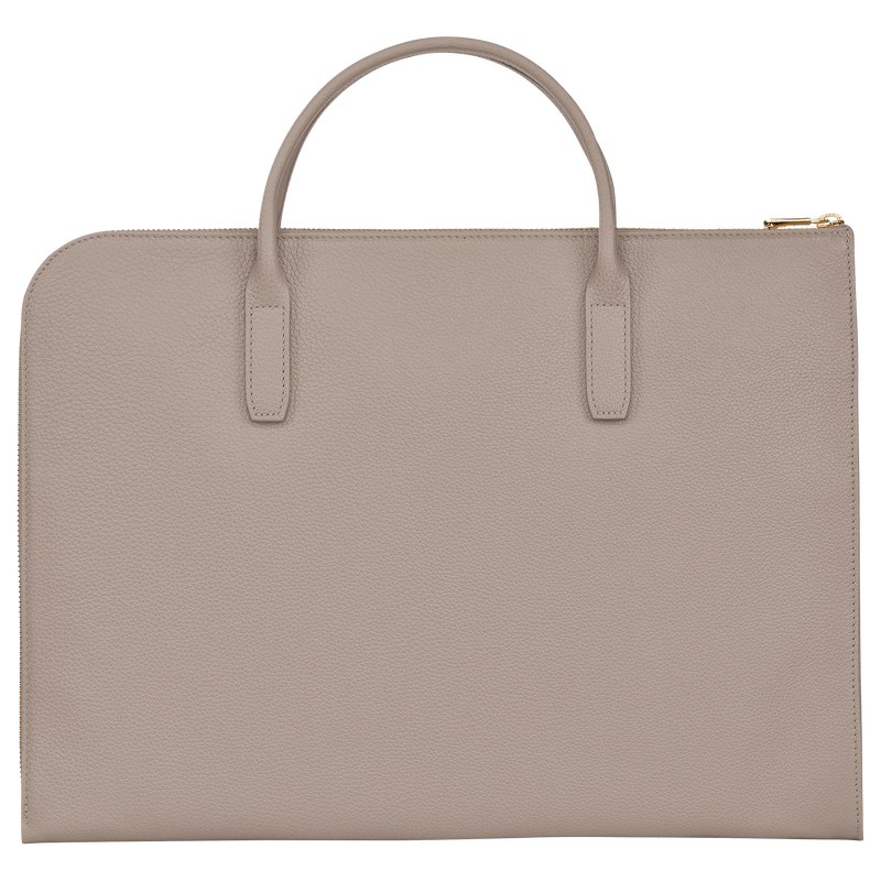 Longchamp Le Foulonné S Briefcase Turtledove | MEOD63597