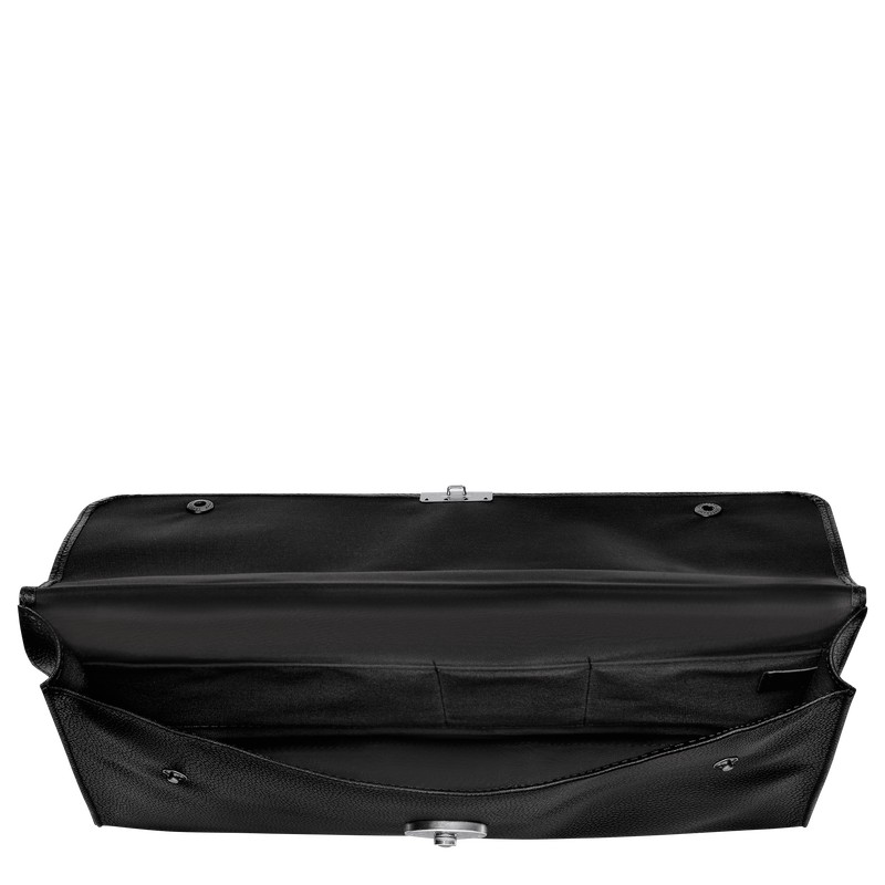 Longchamp Le Foulonné S Briefcase Zwart | XSQL57281