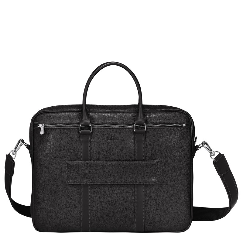 Longchamp Le Foulonné S Briefcase Zwart | CRPV36054