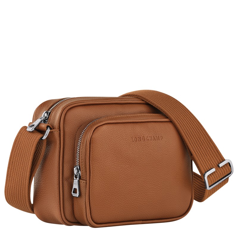 Longchamp Le Foulonné S Camera Bag Caramel | TVLS52963