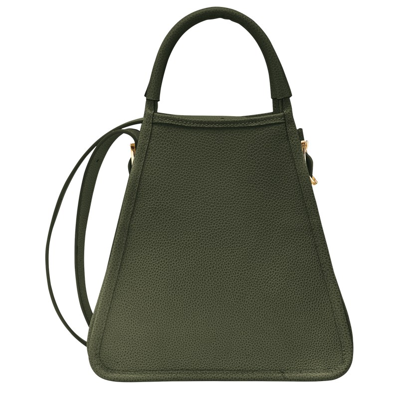 Longchamp Le Foulonné S Handbag Khaki | WEBC71483