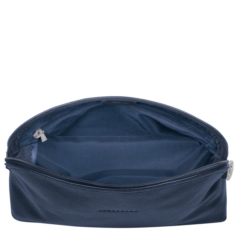 Longchamp Le Foulonné Toiletry Case Donkerblauw | SDYG60932