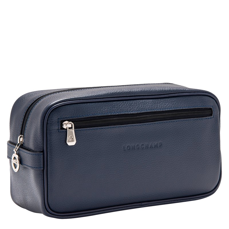 Longchamp Le Foulonné Toiletry Case Donkerblauw | JENK81704