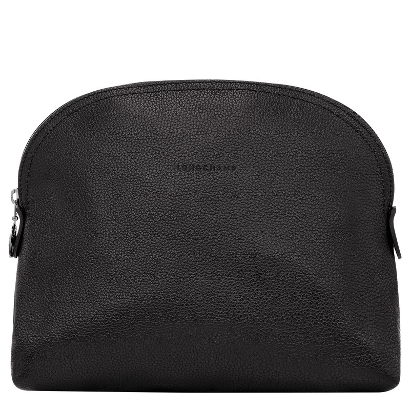 Longchamp Le Foulonné Toiletry Case Zwart | DLEK05283