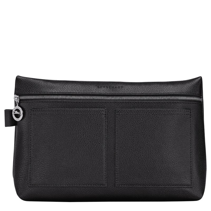 Longchamp Le Foulonné Toiletry Case Zwart | FYTL51092