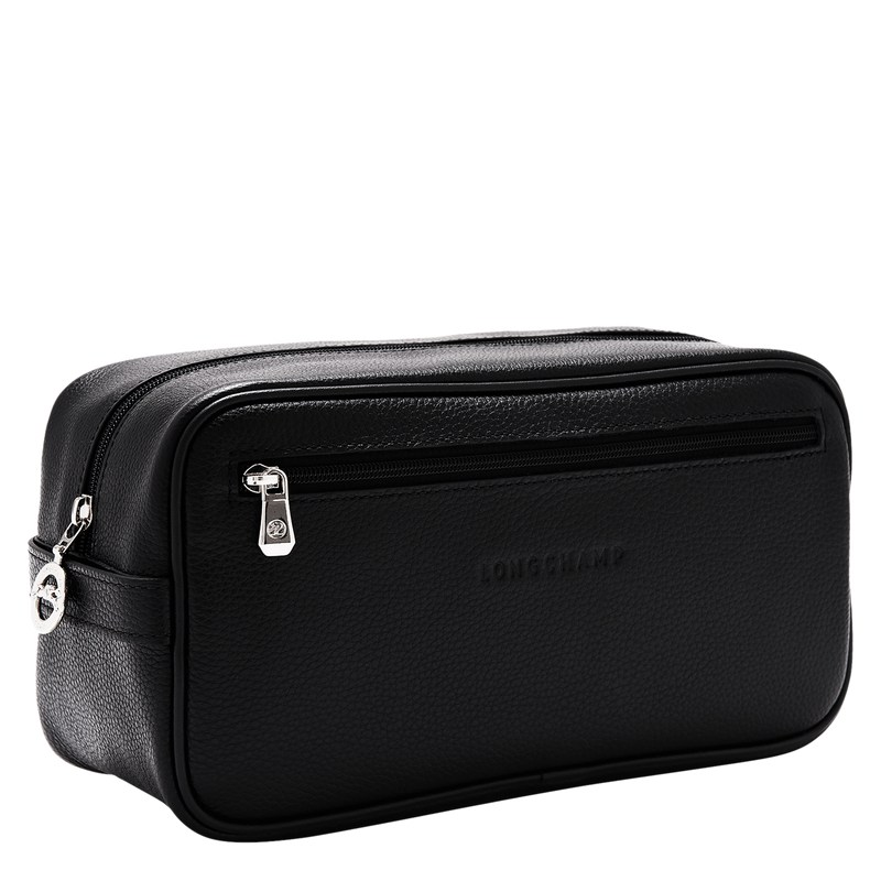 Longchamp Le Foulonné Toiletry Case Zwart | BZTM56431