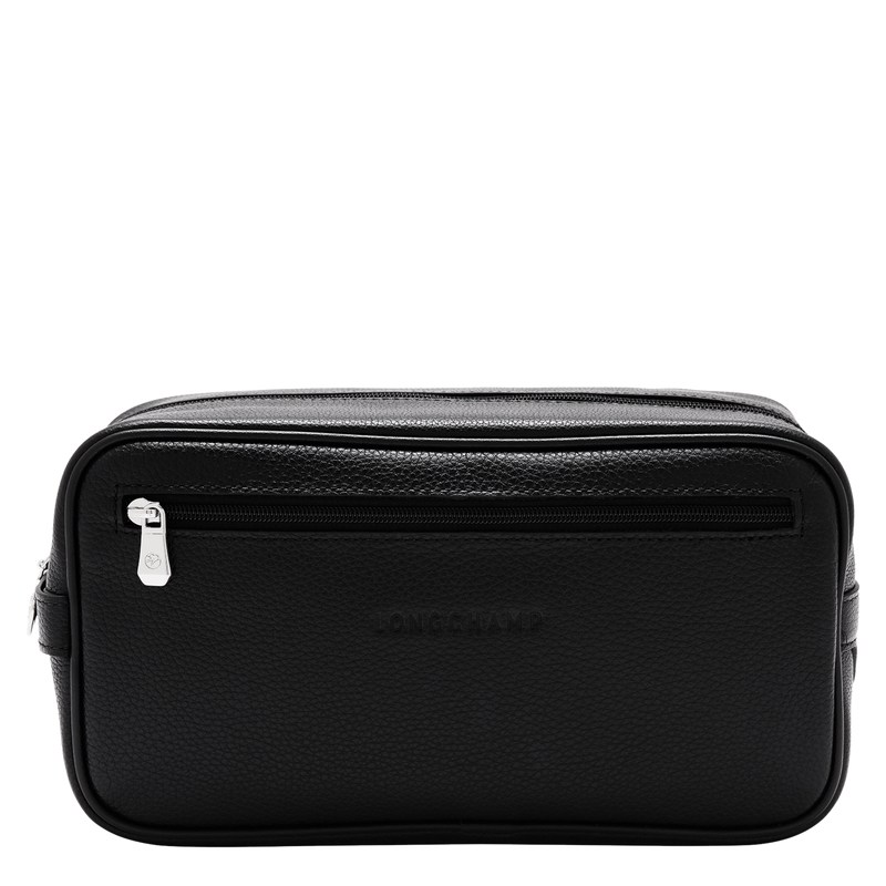 Longchamp Le Foulonné Toiletry Case Zwart | BZTM56431