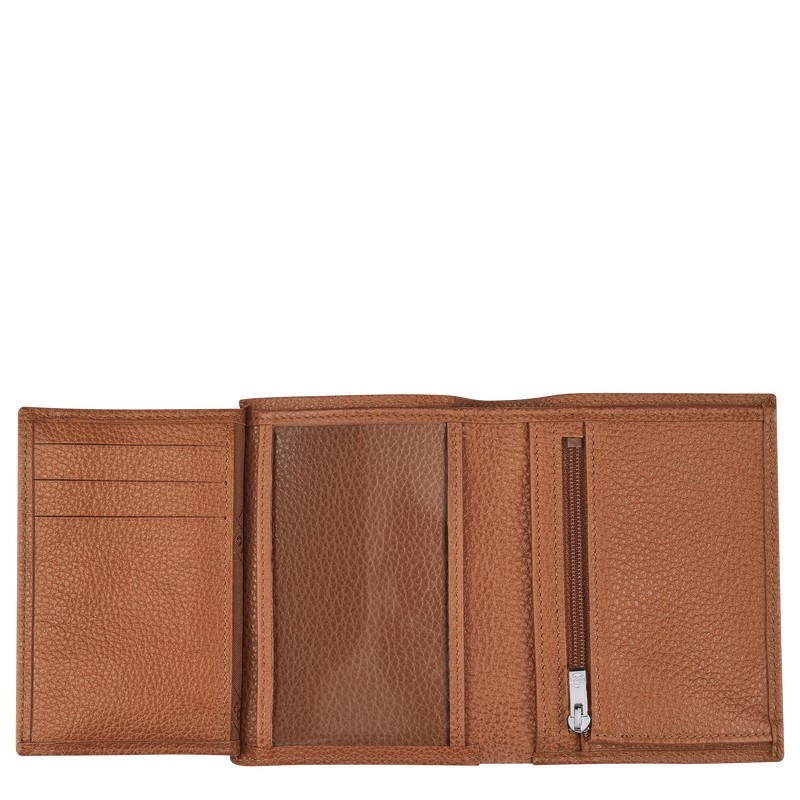 Longchamp Le Foulonné Wallet Caramel | BSKP42308