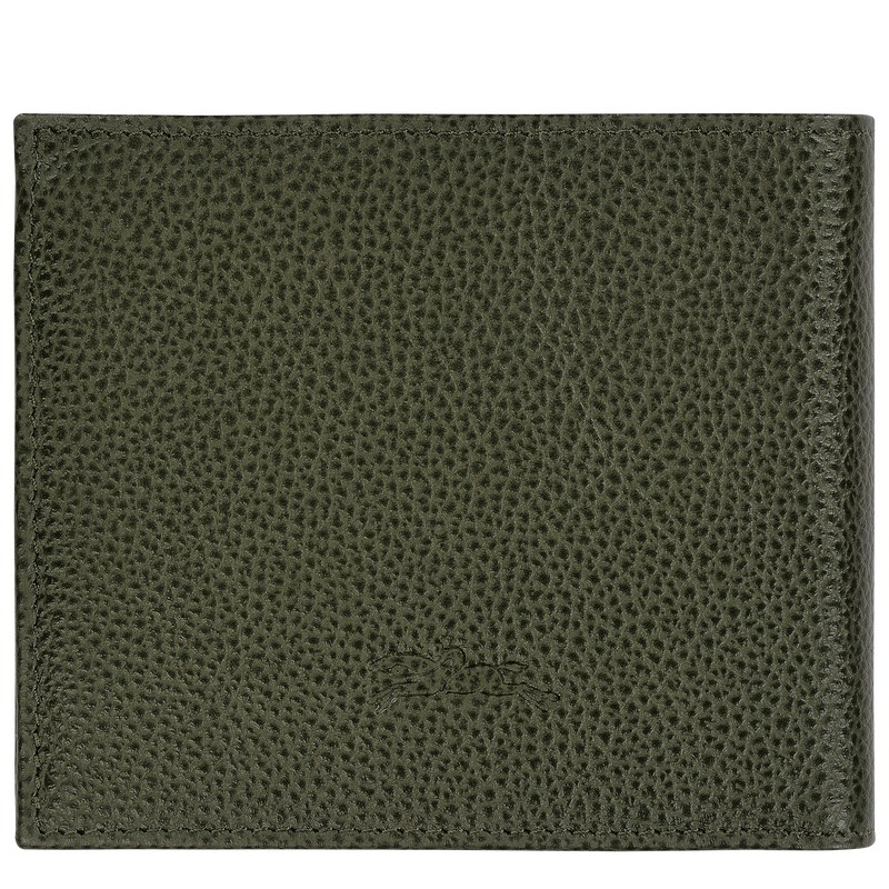 Longchamp Le Foulonné Wallet Khaki | ILME53920