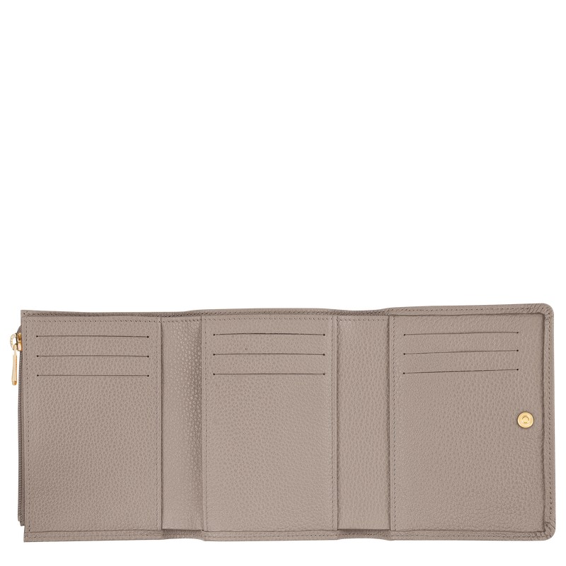 Longchamp Le Foulonné Wallet Turtledove | GLFJ18249