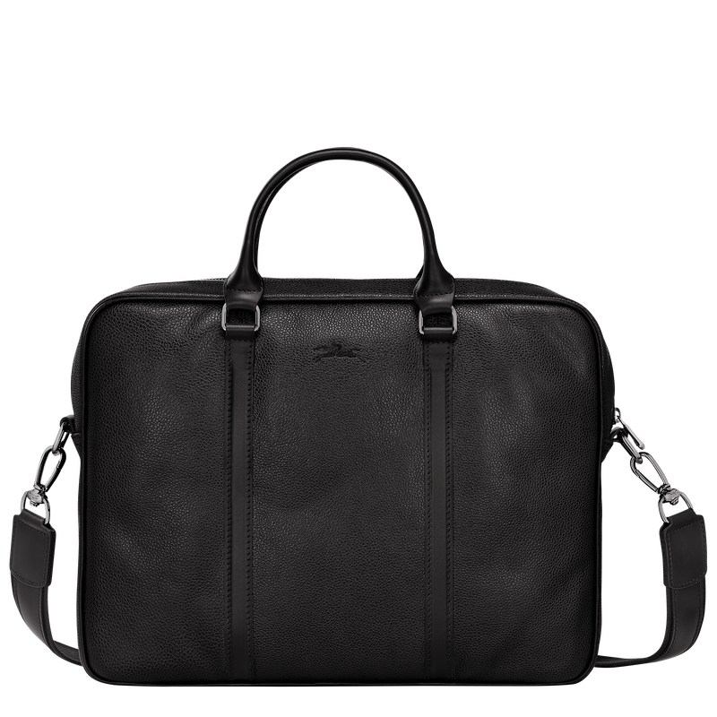 Longchamp Le Foulonné Xs Briefcase Zwart | QEYL16982