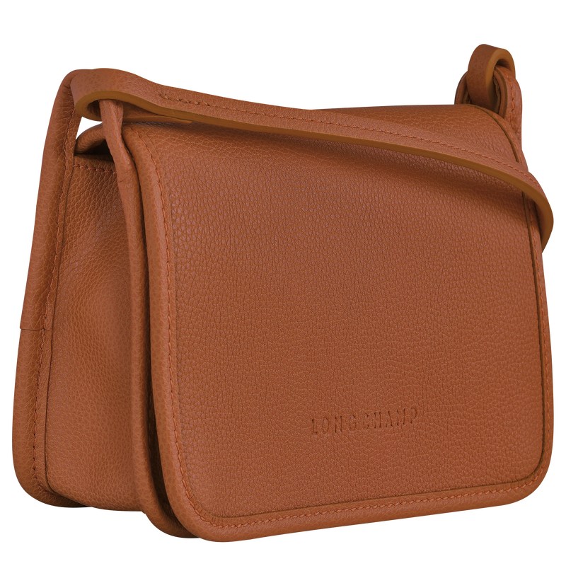 Longchamp Le Foulonné Xs Clutch Caramel | OJYF82510