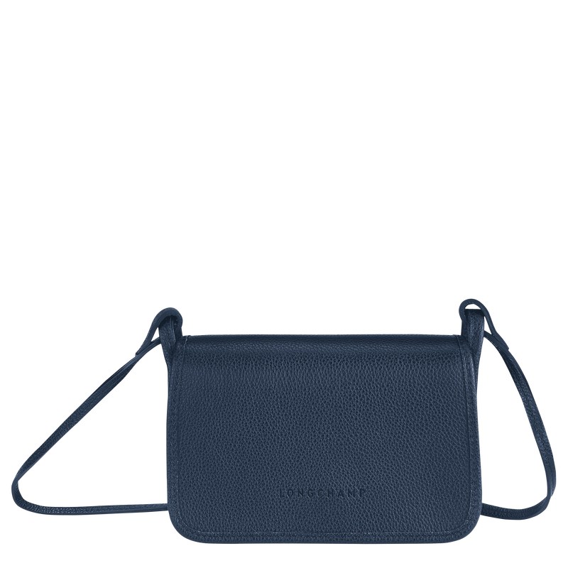 Longchamp Le Foulonné Xs Clutch Donkerblauw | GHNC26590