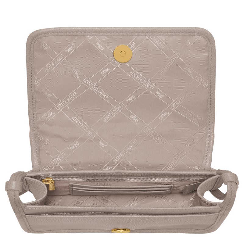 Longchamp Le Foulonné Xs Clutch Turtledove | VKDA12645