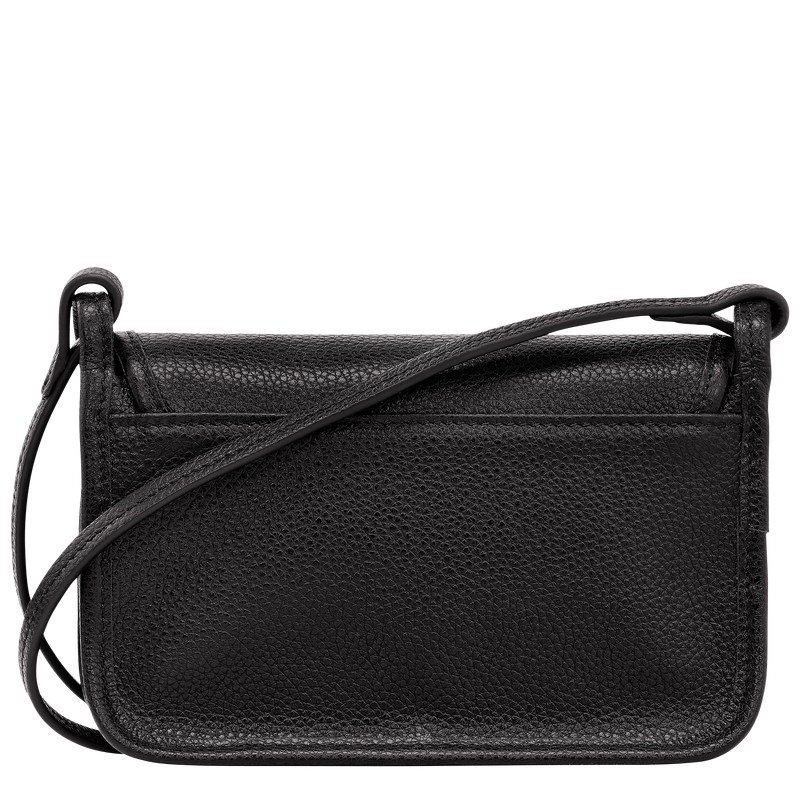 Longchamp Le Foulonné Xs Clutch Zwart | ZXDF60912