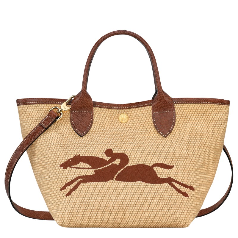 Longchamp Le Panier Pliage S Basket Bag Bruin | ESVA36427