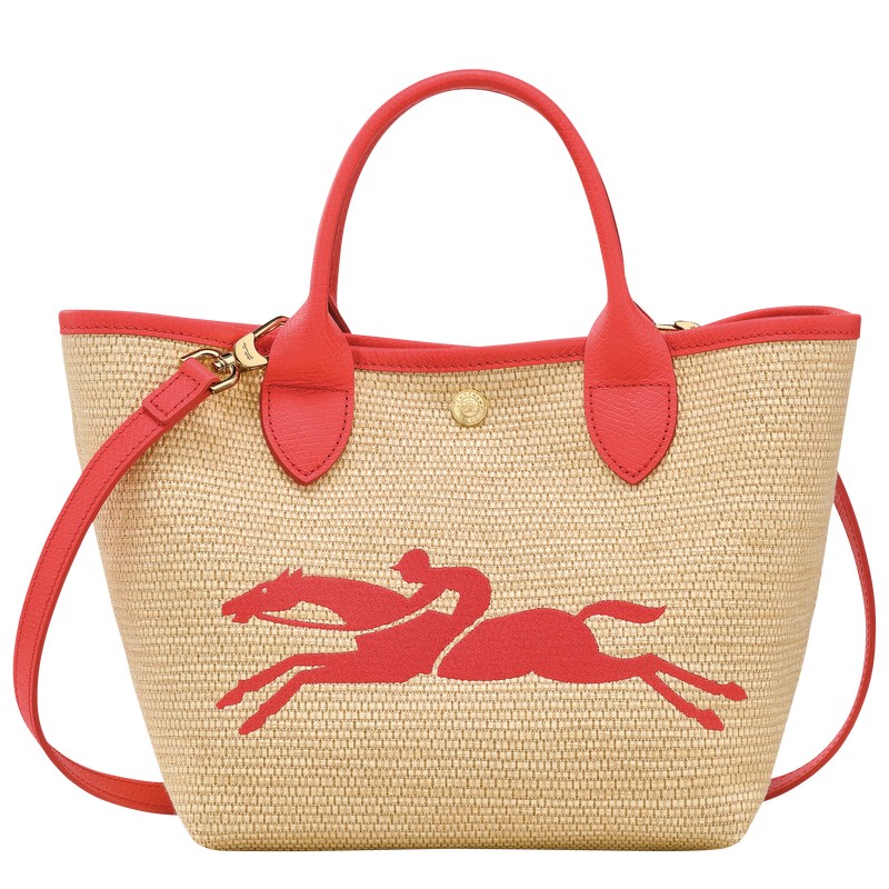 Longchamp Le Panier Pliage S Basket Bag Strawberry | AVYW30587