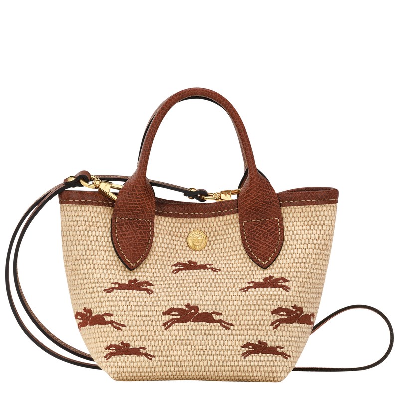 Longchamp Le Panier Pliage Xs Basket Bruin | DIGK84361