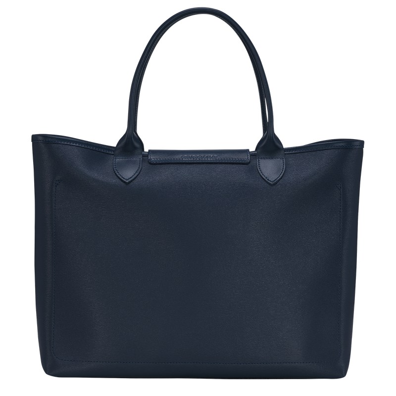 Longchamp Le Pliage City L Tote Bag Donkerblauw | CEWV34625