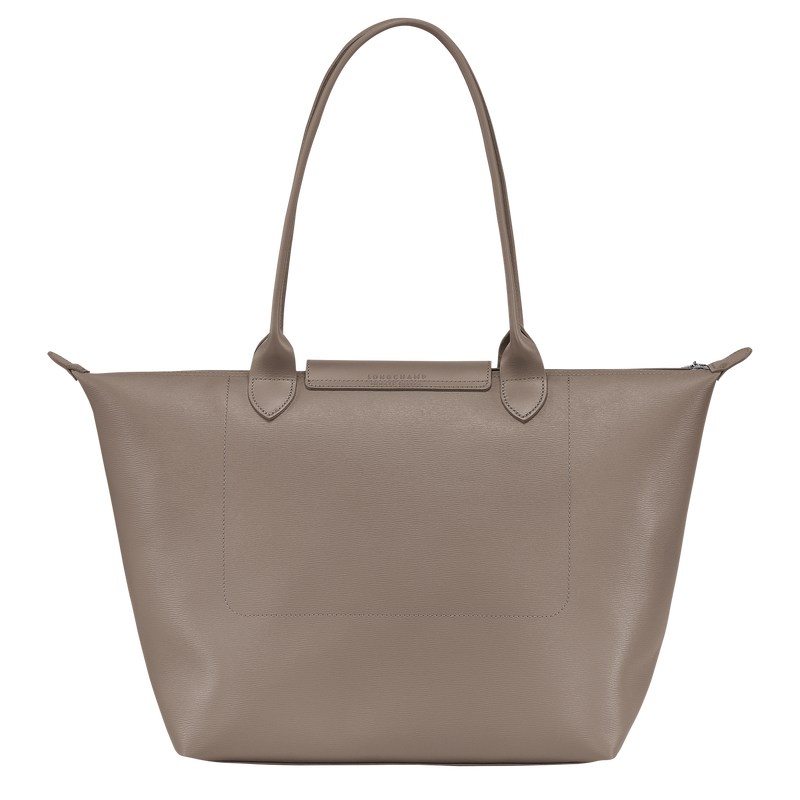 Longchamp Le Pliage City L Tote Bag Taupe | RXTD28374