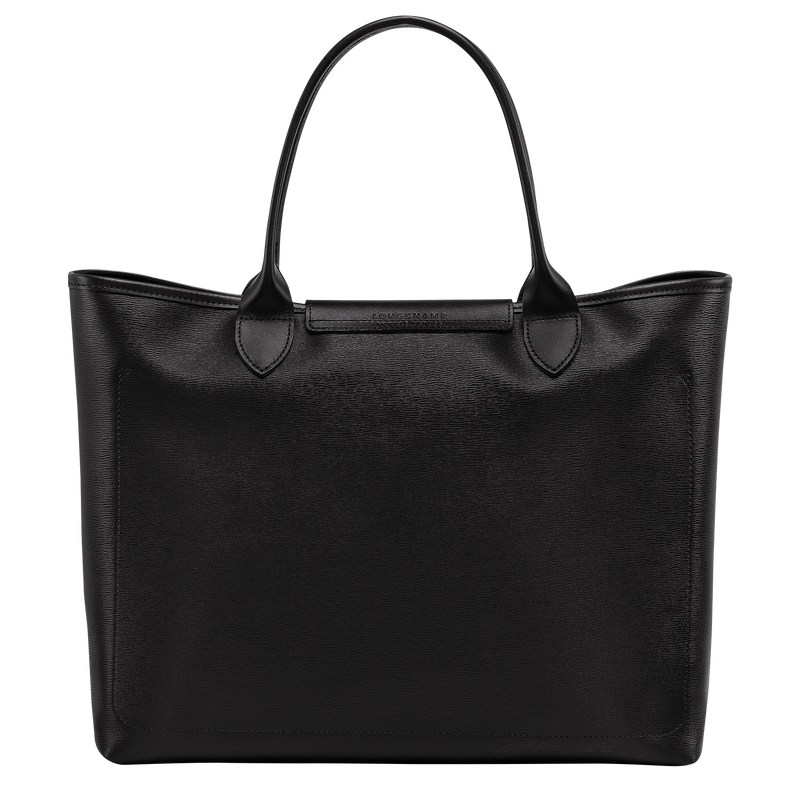 Longchamp Le Pliage City L Tote Bag Zwart | LHAE31497