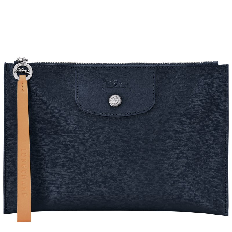 Longchamp Le Pliage City Pouch Donkerblauw | KTJX68092