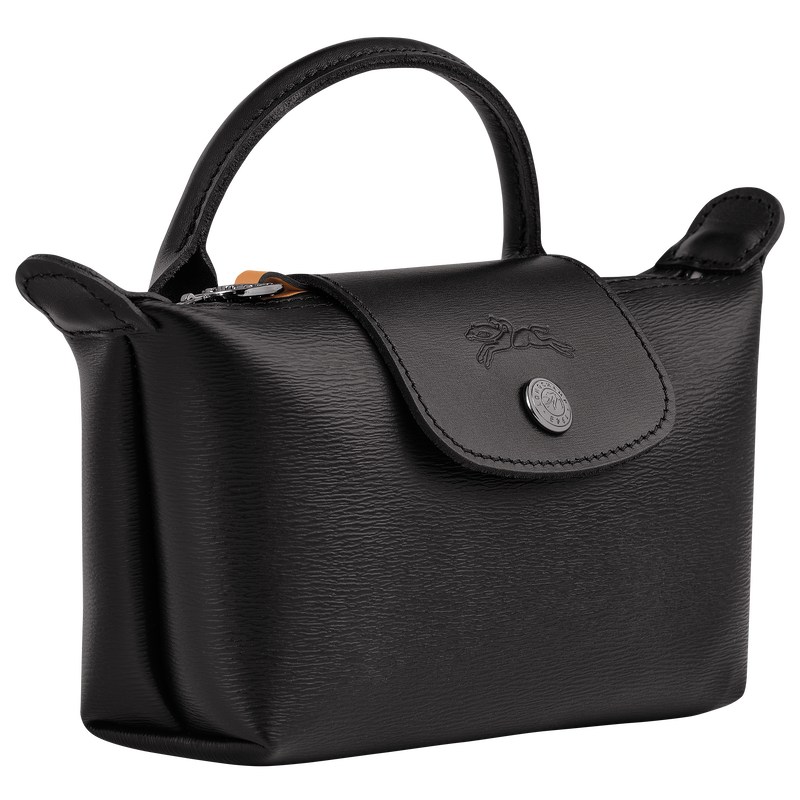 Longchamp Le Pliage City Pouch With Handle Zwart | YJLC26974