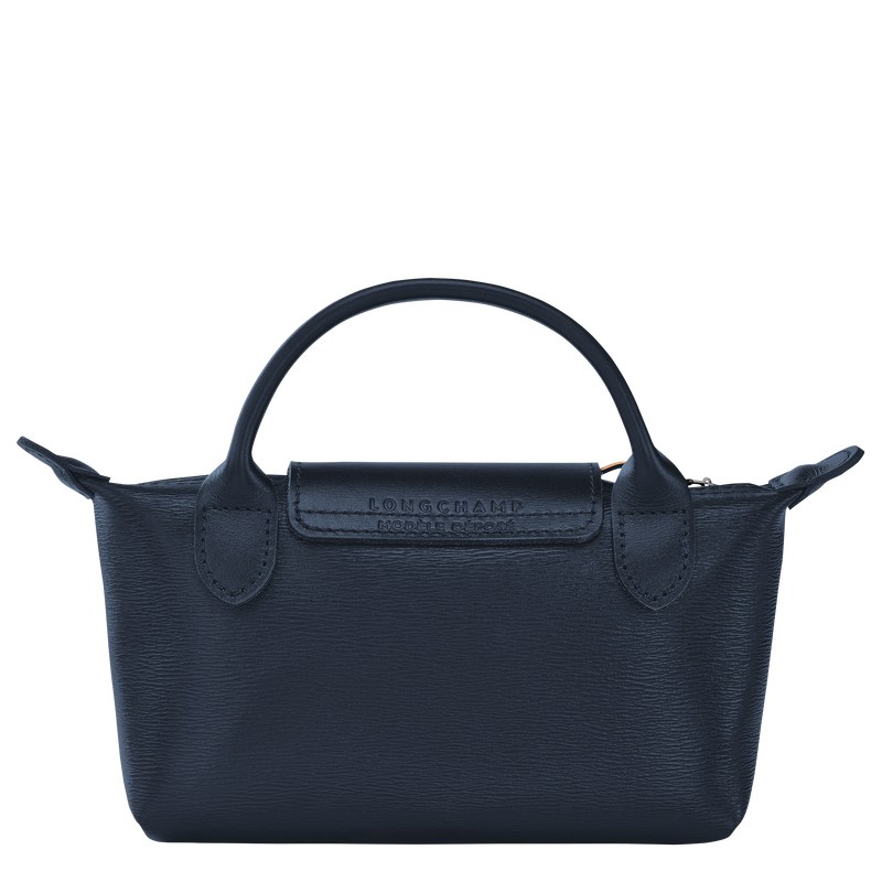 Longchamp Le Pliage City Pouch With Handle Donkerblauw | GALV50921