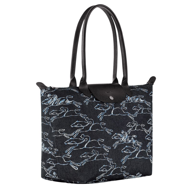 Longchamp Le Pliage Collection L Tote Bag Donkerblauw | VLFE75623