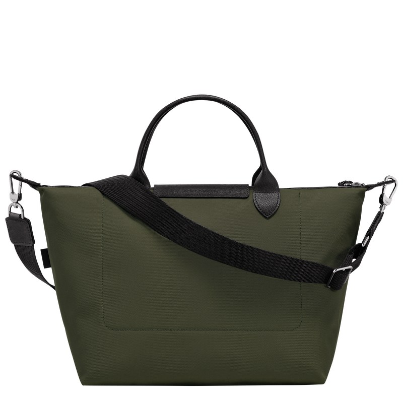 Longchamp Le Pliage Energy L Handbag Khaki | RCYX87513