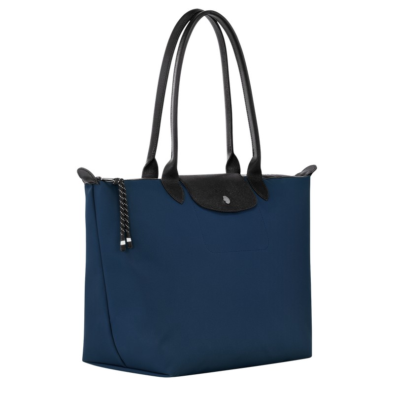 Longchamp Le Pliage Energy L Tote Bag Donkerblauw | UAPL73864