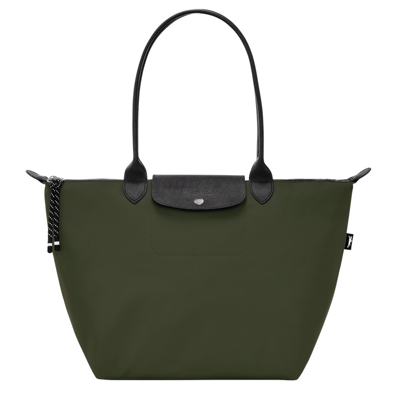 Longchamp Le Pliage Energy L Tote Bag Khaki | IEQB17869