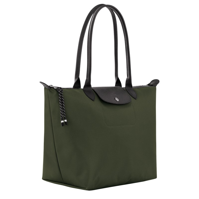 Longchamp Le Pliage Energy L Tote Bag Khaki | QDHE12805