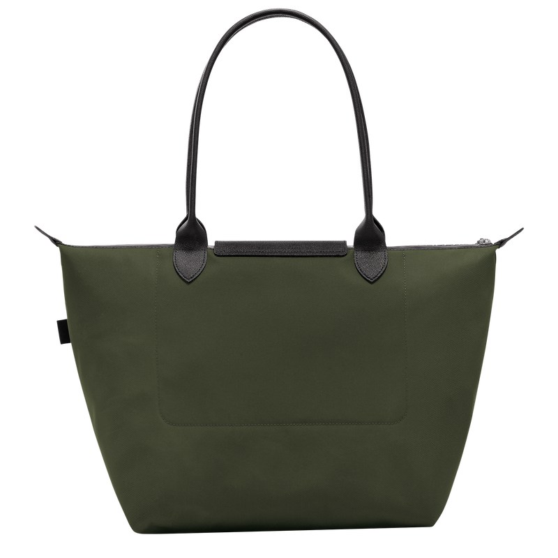 Longchamp Le Pliage Energy L Tote Bag Khaki | QDHE12805