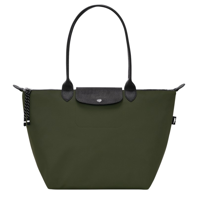 Longchamp Le Pliage Energy L Tote Bag Khaki | QDHE12805