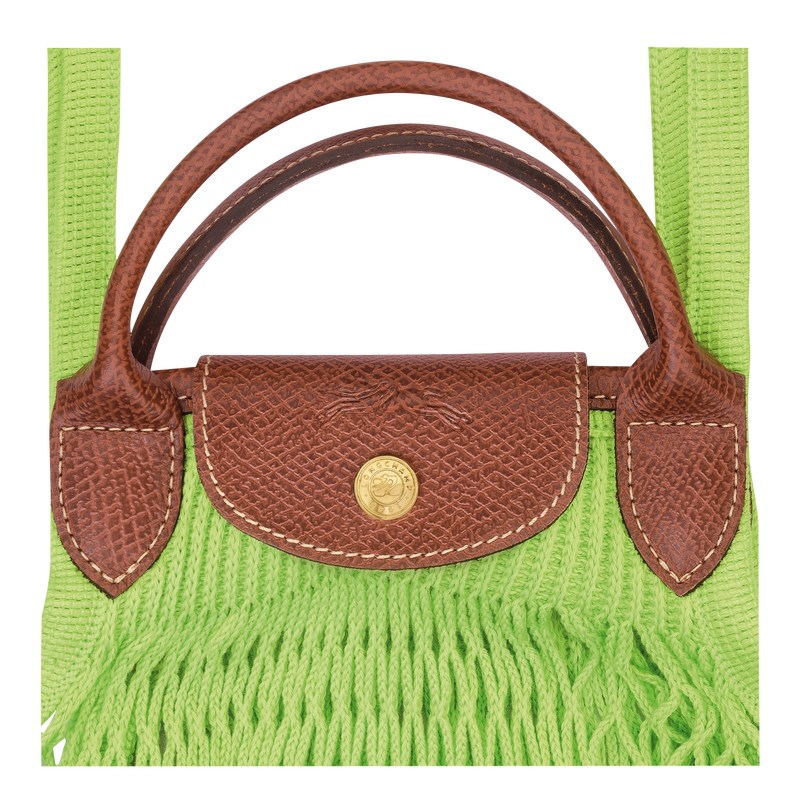 Longchamp Le Pliage Filet L Mesh Bag Groen Licht | DCTY02813