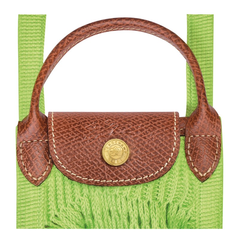 Longchamp Le Pliage Filet Xs Mesh Bag Groen Licht | UZNA12685