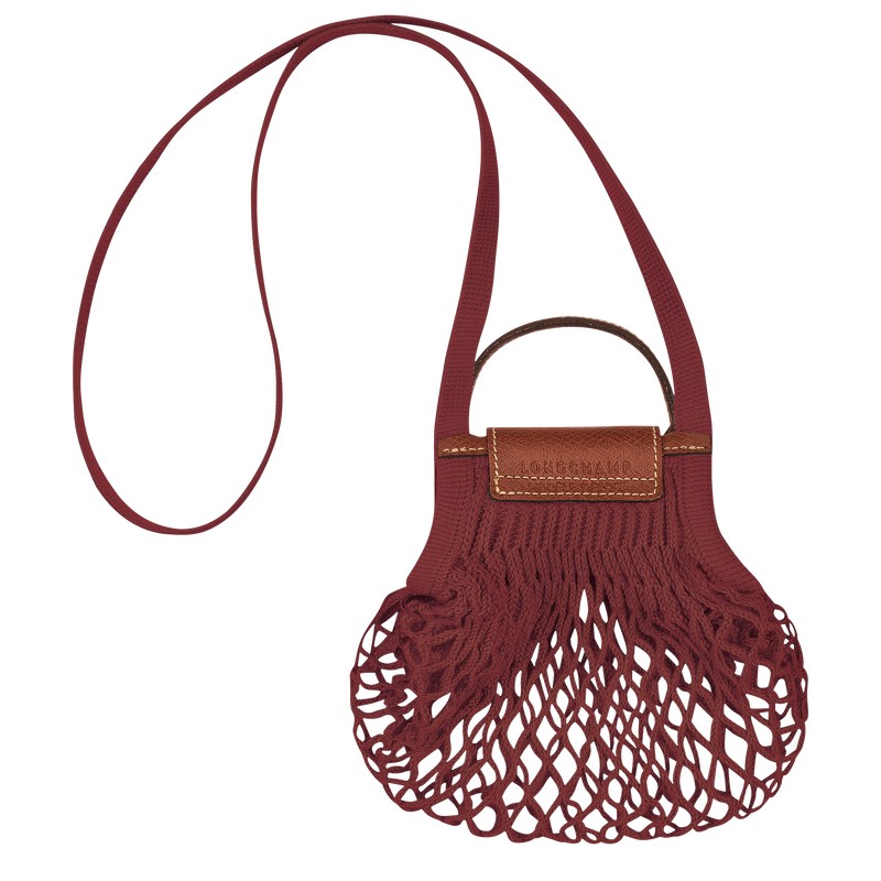 Longchamp Le Pliage Filet Xs Mesh Bag Mahogany | SYFZ72509