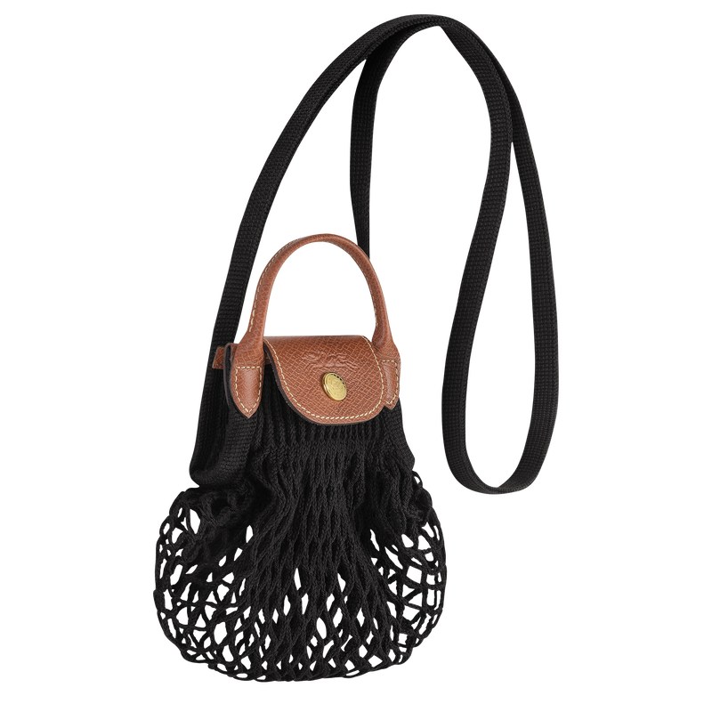 Longchamp Le Pliage Filet Xs Mesh Bag Zwart | EVOQ80719