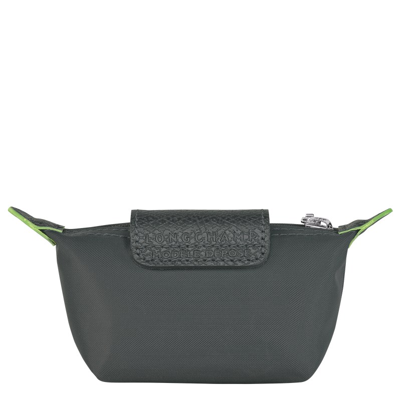 Longchamp Le Pliage Green Coin Purse Graphite | VRPW80374